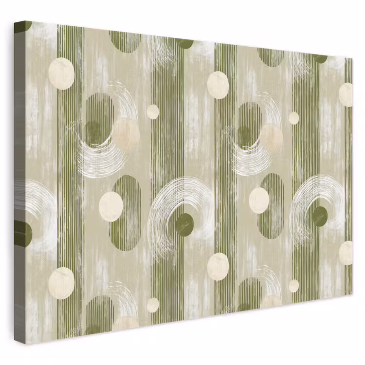 Canvas schilderij - Artistiek - Modern - Groen