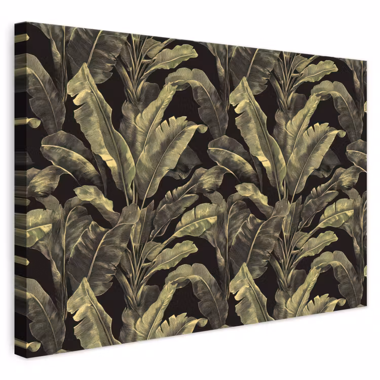 Canvas schilderij - Botanisch - Bladeren - Groen