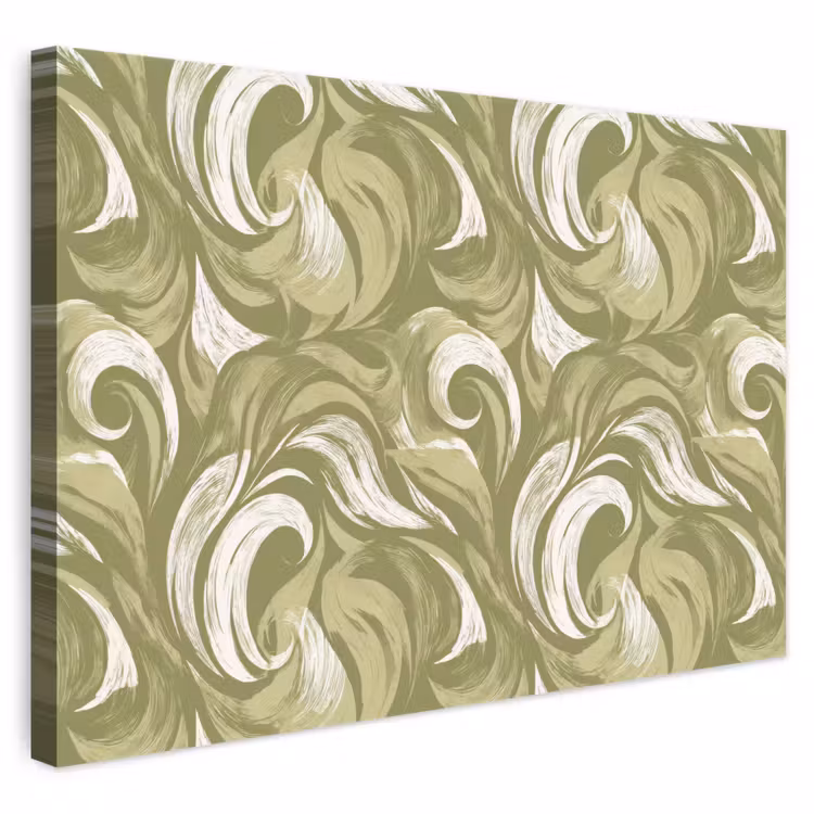 Canvas schilderij - Abstract - Textuur - Groen
