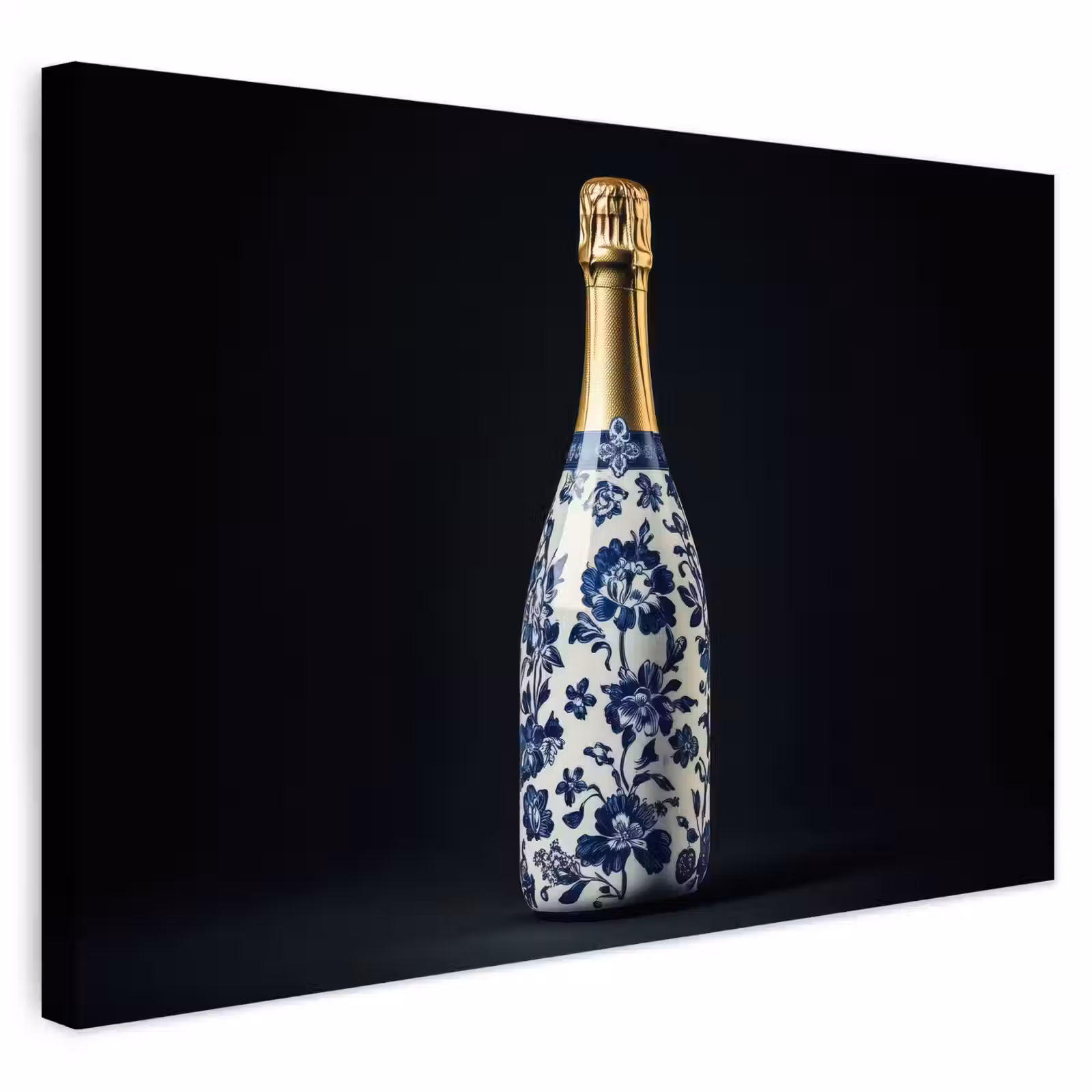 Buiten canvas - Champagne - Bloemen - Goud - Chique — 1