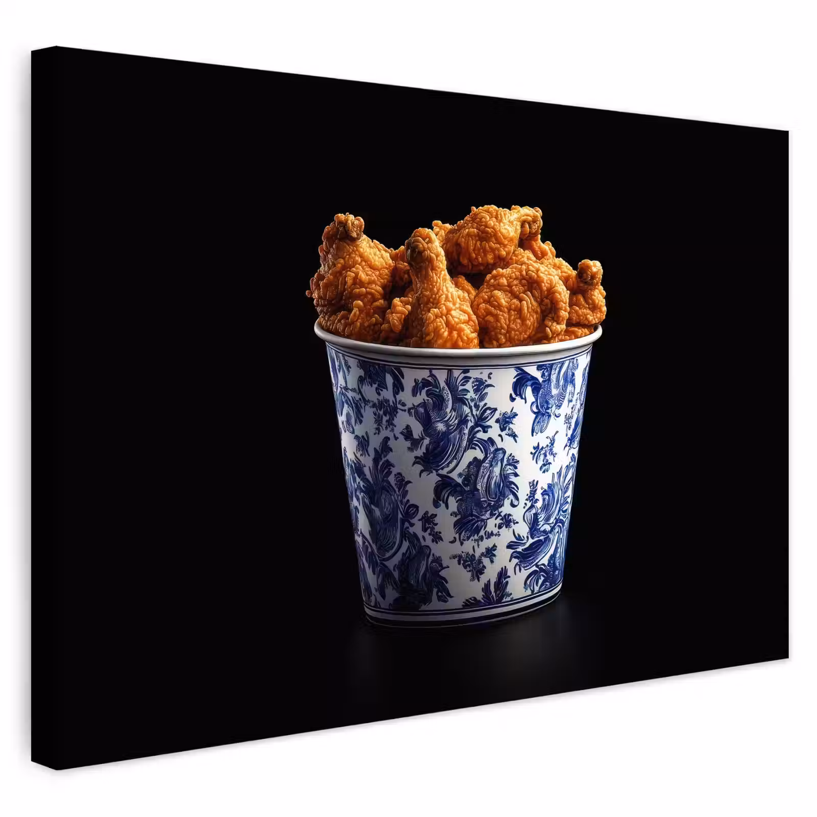Buiten canvas - Kip - Bucket - Delfts blauw - Lekker — 1