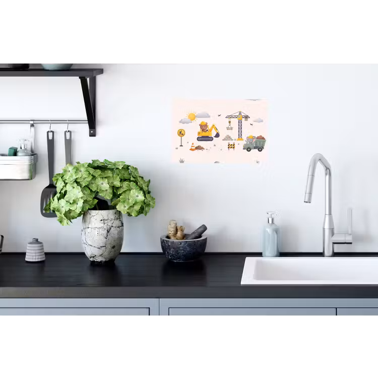 Muursticker - Dieren - Bouw - Illustratie — 2