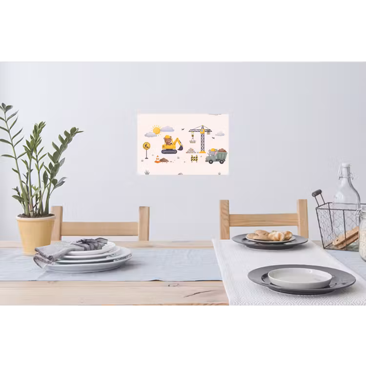 Muursticker - Dieren - Bouw - Illustratie — 3
