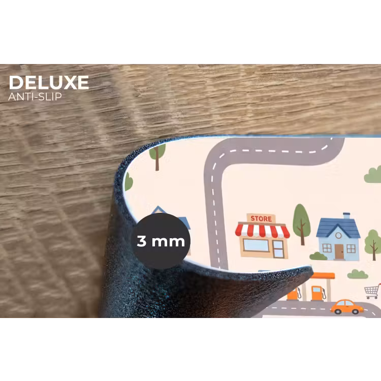 Placemat - 6 stuks - Stad - Wegen - Illustratie — 4