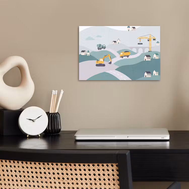 Poster - Bouw - Landschap - Illustratie — 2