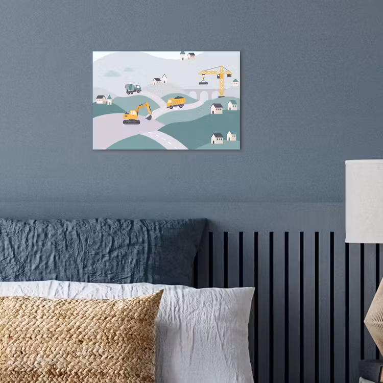 Poster - Bouw - Landschap - Illustratie — 3