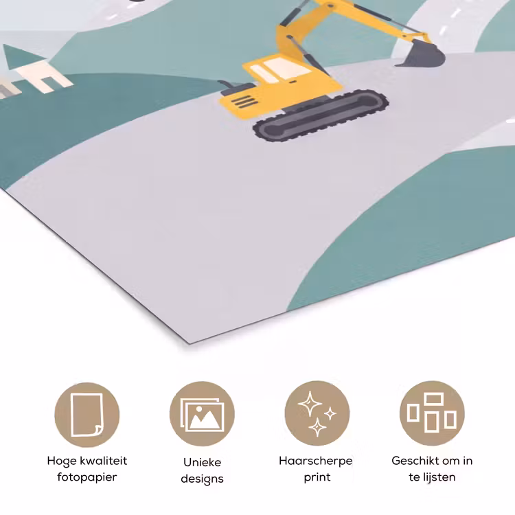 Poster - Bouw - Landschap - Illustratie — 5