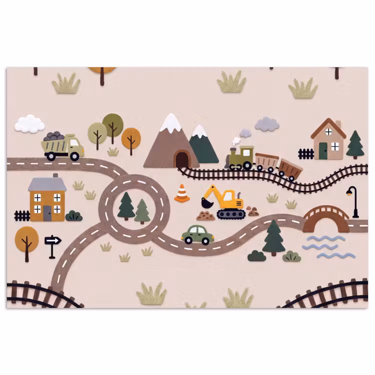 Poster - Landschap - Vervoer - Speels — 1