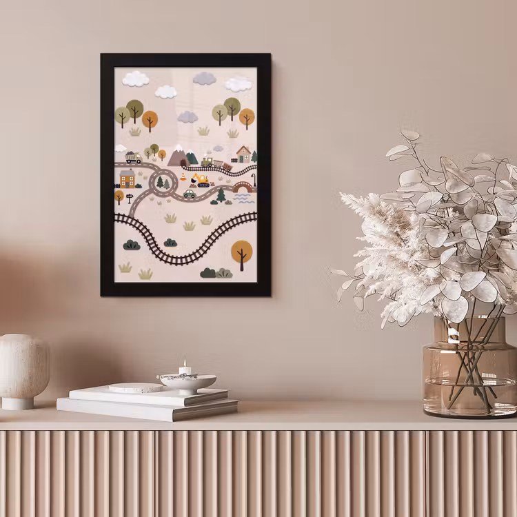 Poster met lijst - Landschap - Vervoer - Speels — 5