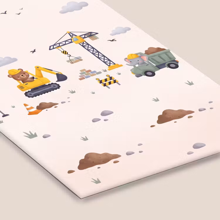 Poster met lijst - Dieren - Bouw - Illustratie — 7