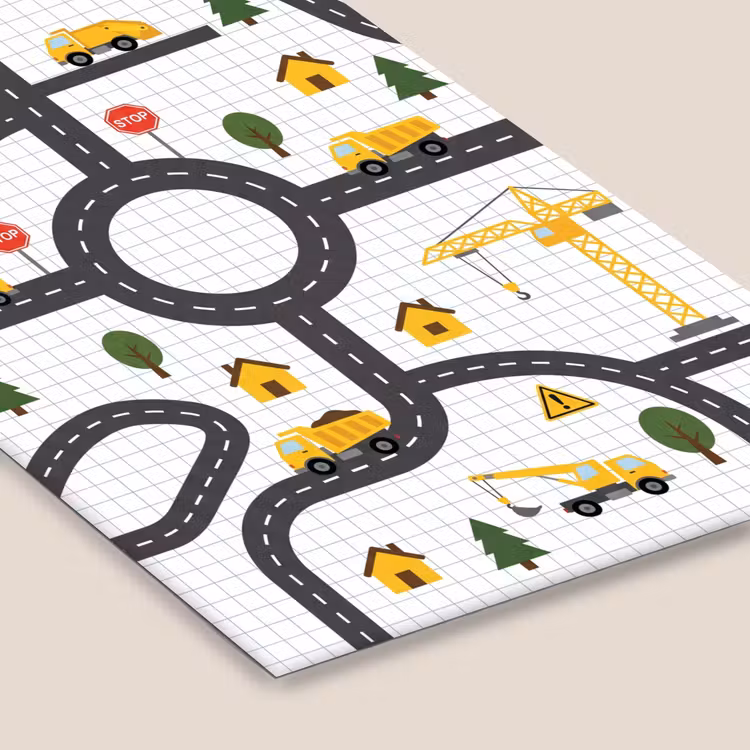 Poster met lijst - Weg - Voertuig - Illustratie — 7