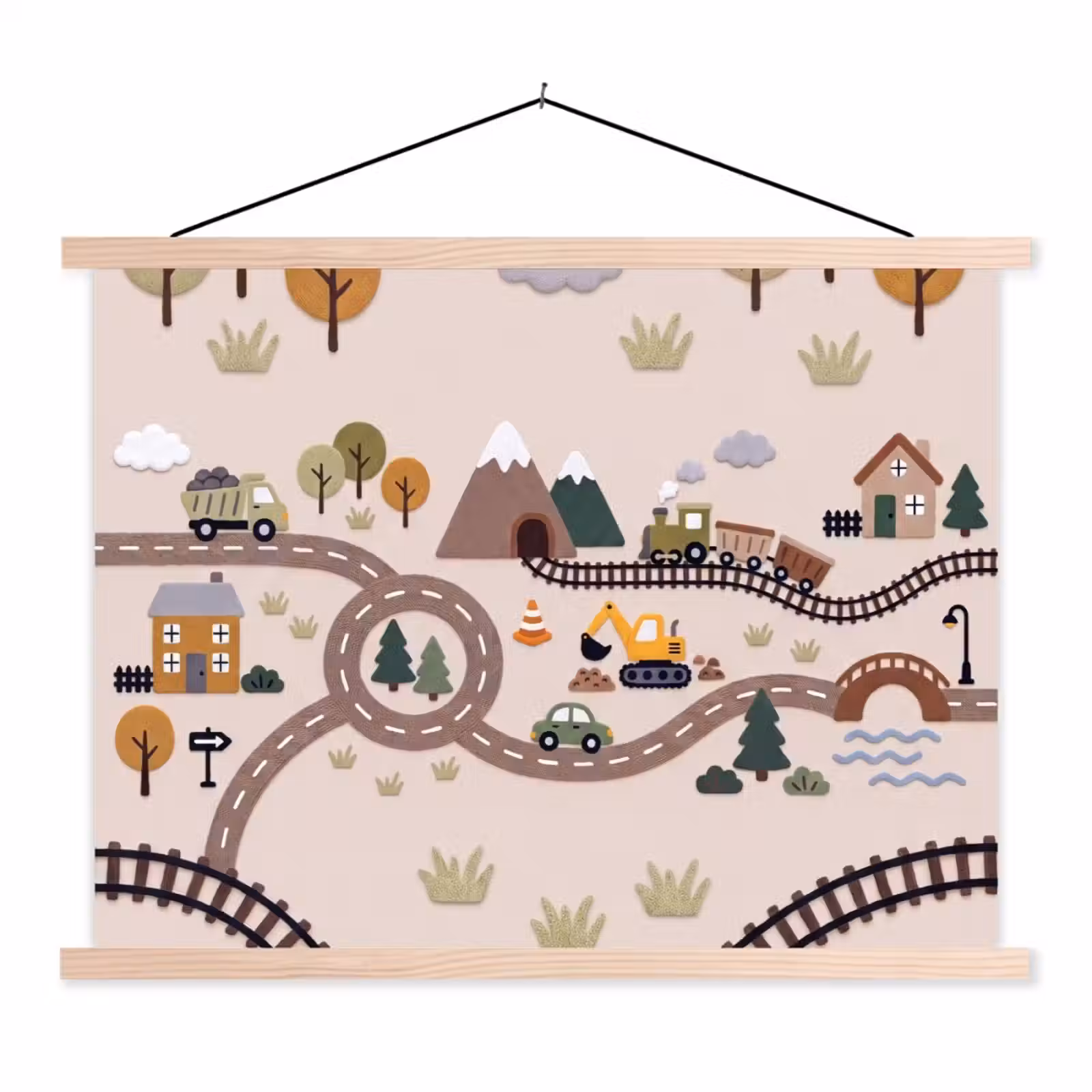 Schoolplaat - Landschap - Vervoer - Speels — 1