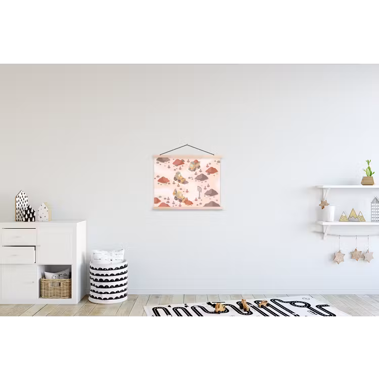 Schoolplaat - Bouwplaats - Voertuig - Illustratie — 3