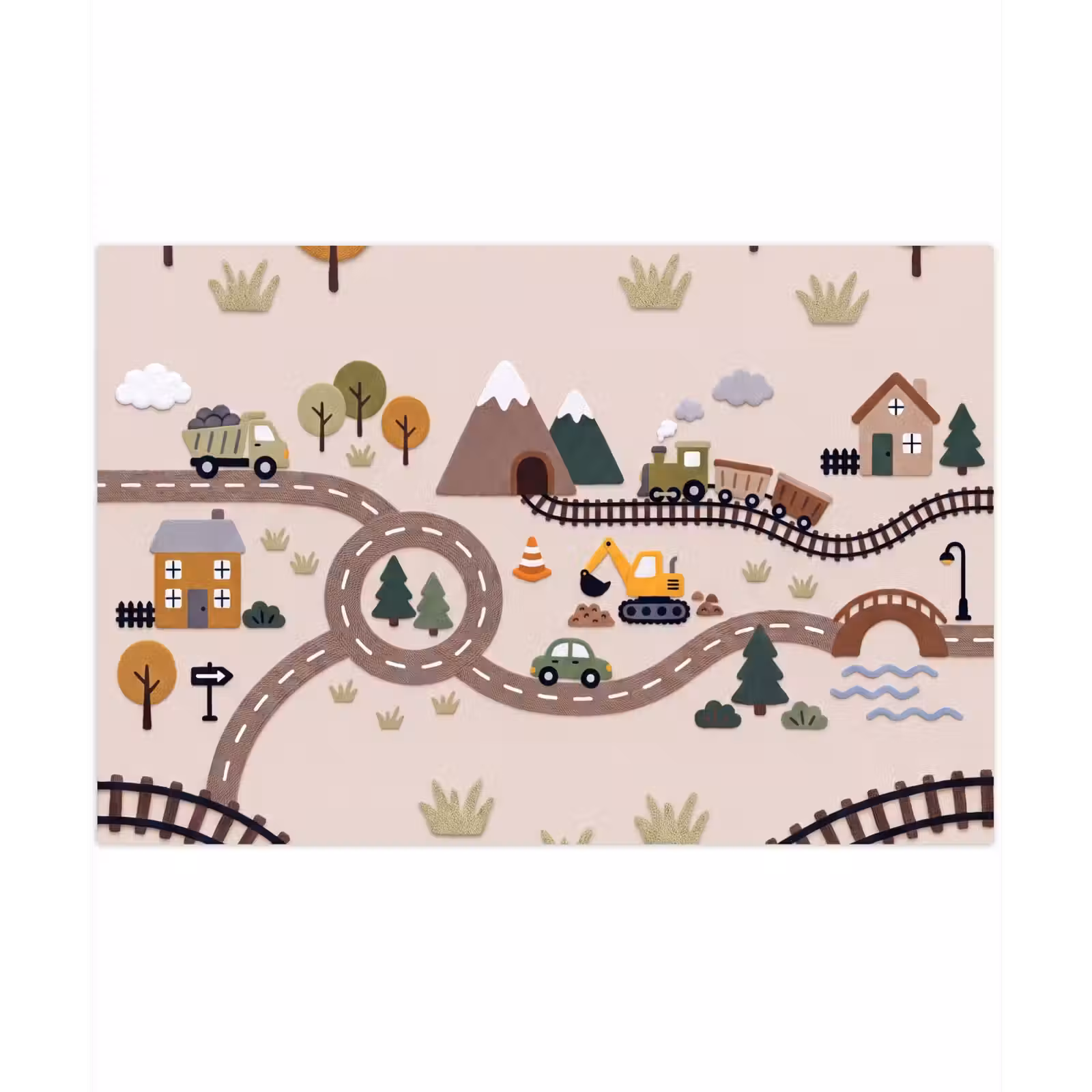 Speelkleed - Landschap - Vervoer - Speels — 1
