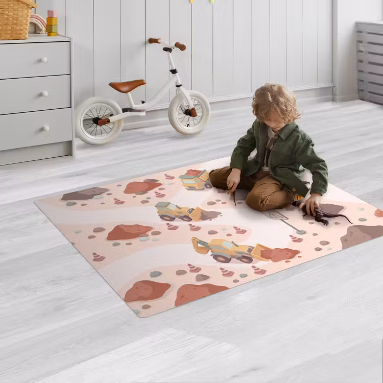 Speelkleed - Bouwplaats - Voertuig - Illustratie — 2