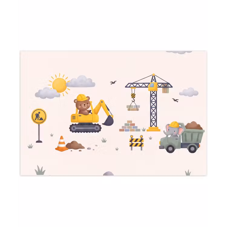 Speelkleed - Dieren - Bouw - Illustratie — 1