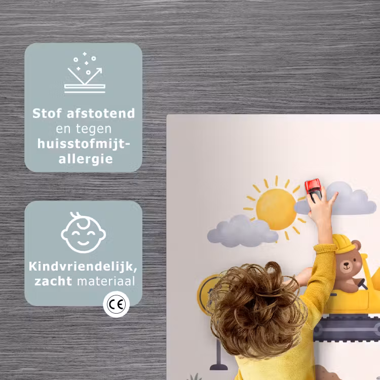 Speelkleed - Dieren - Bouw - Illustratie — 3