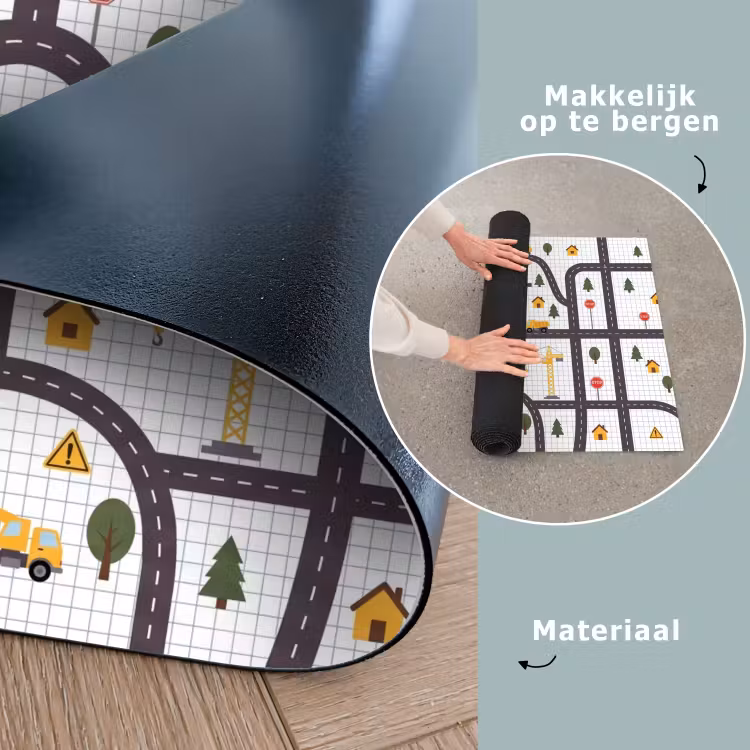 Speelkleed - Weg - Voertuig - Illustratie — 6