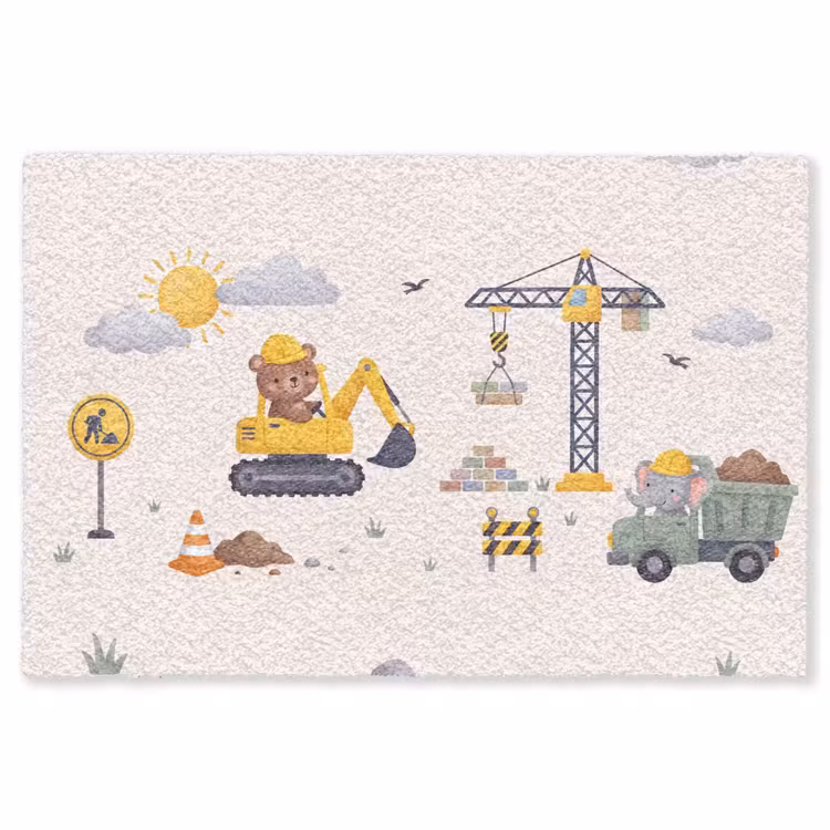 Vloerkleed - Dieren - Bouw - Illustratie — 1