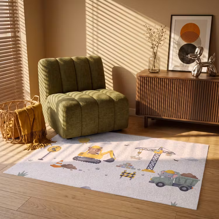 Vloerkleed - Dieren - Bouw - Illustratie — 2