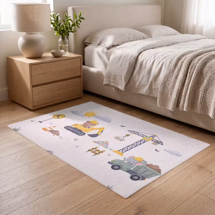 Vloerkleed - Dieren - Bouw - Illustratie — 5