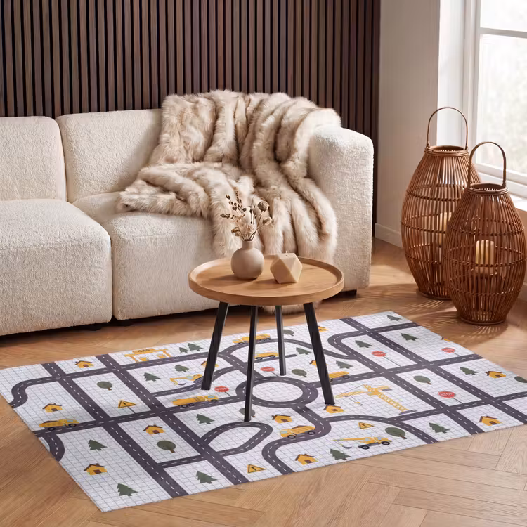 Vloerkleed - Weg - Voertuig - Illustratie — 3