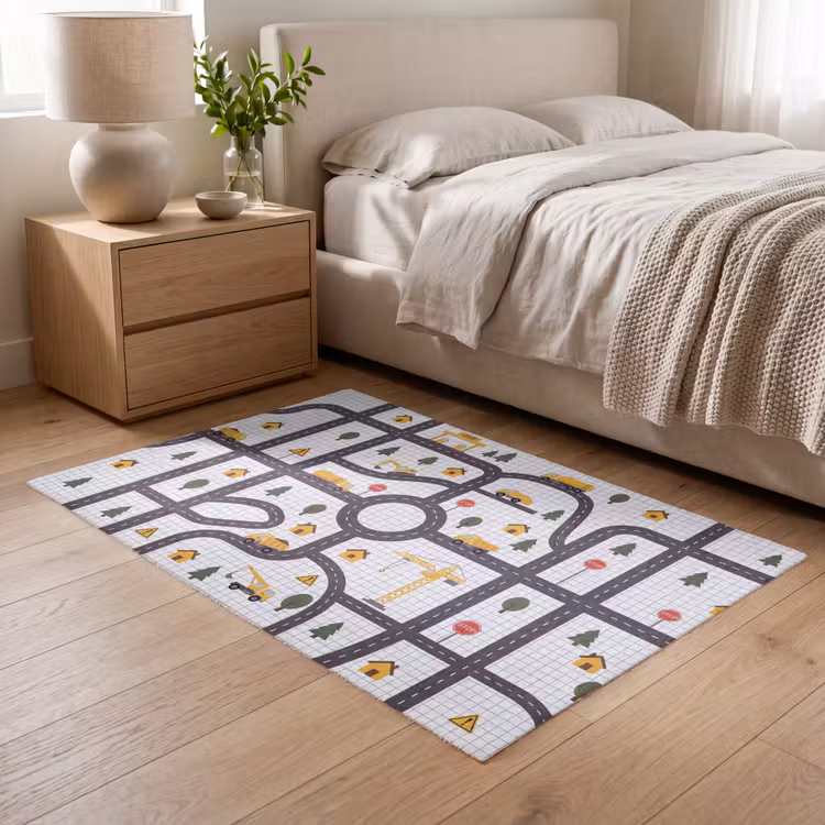 Vloerkleed - Weg - Voertuig - Illustratie — 5