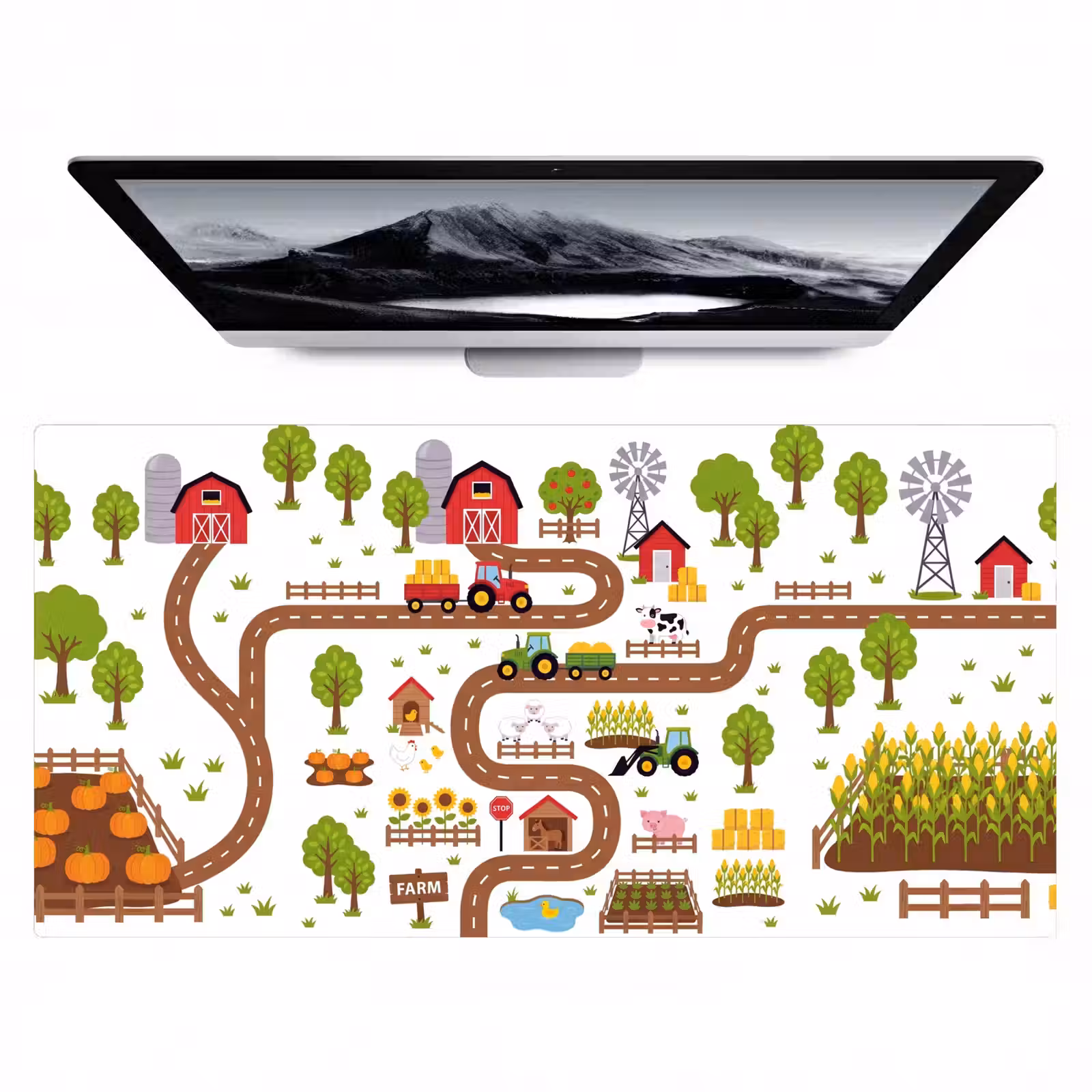 Bureau onderlegger - Boerderij - Dieren - Illustratie — 1
