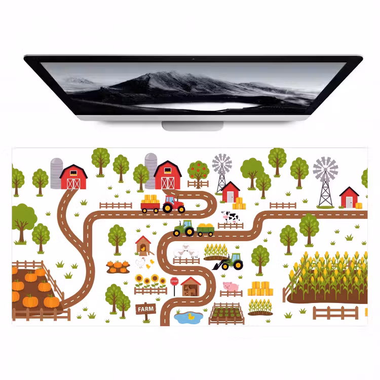 Bureau onderlegger - Boerderij - Dieren - Illustratie — 1