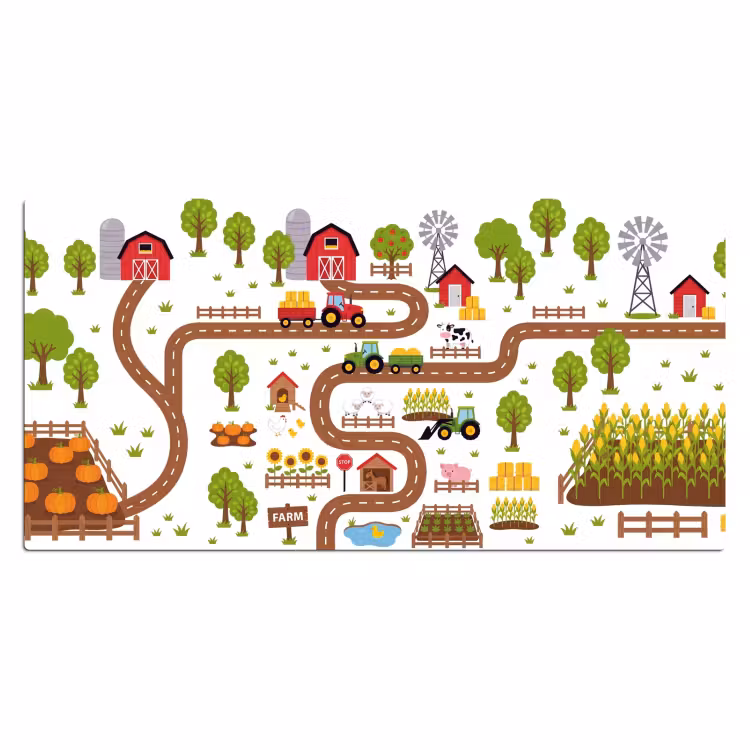Bureau onderlegger - Boerderij - Dieren - Illustratie — 2