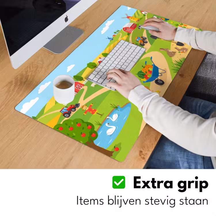 Bureau onderlegger - Boerderij - Landschap - Cartoon — 6