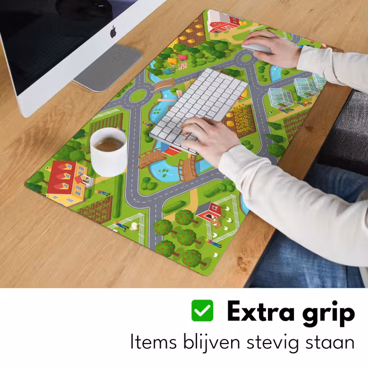 Bureau onderlegger - Boerderij - Landschap - Isometrisch — 6