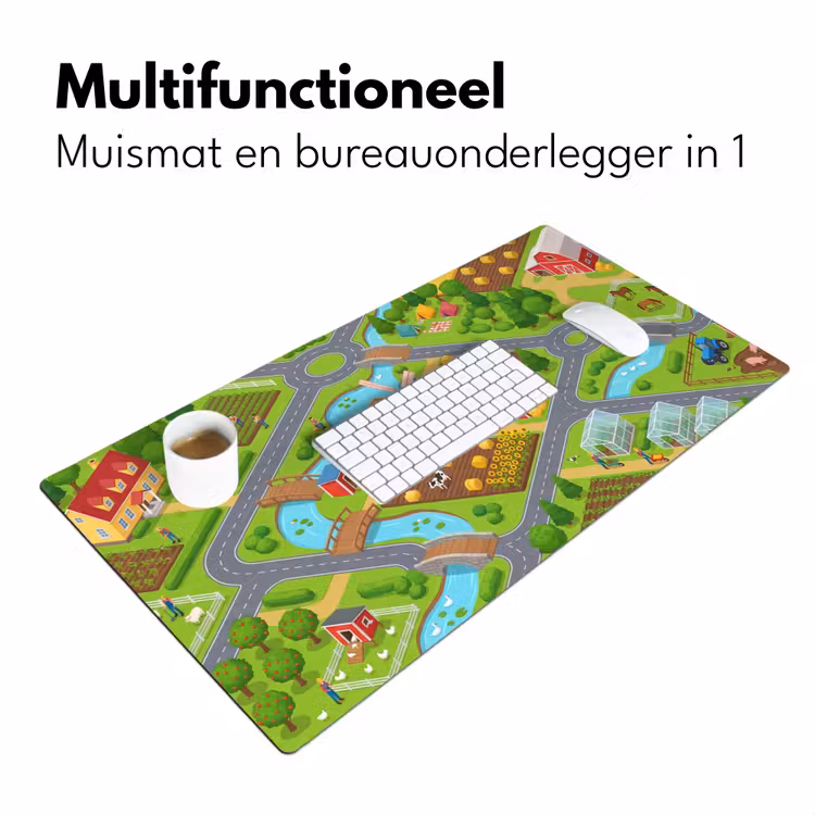 Bureau onderlegger - Boerderij - Landschap - Isometrisch — 7