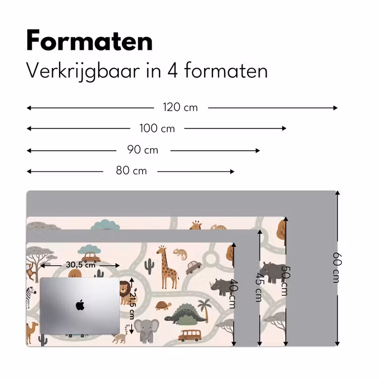 Bureau onderlegger - Dieren - Wegen - Illustratie — 8