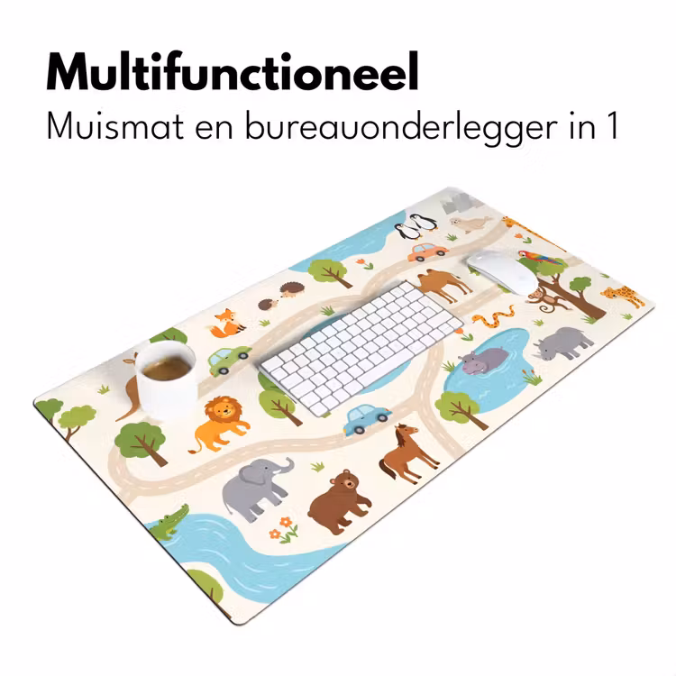 Bureau onderlegger - Dieren - Wereld - Illustratie — 7