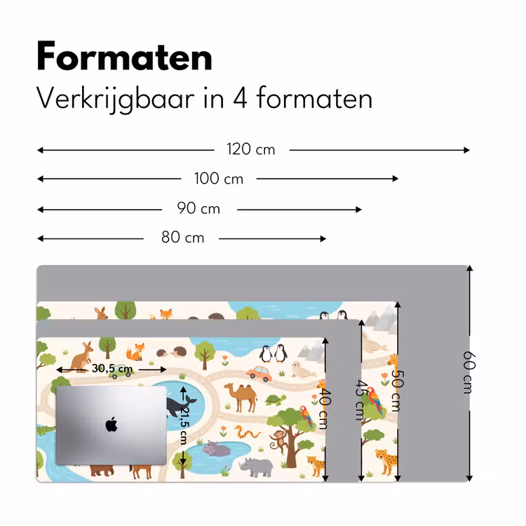 Bureau onderlegger - Dieren - Wereld - Illustratie — 8