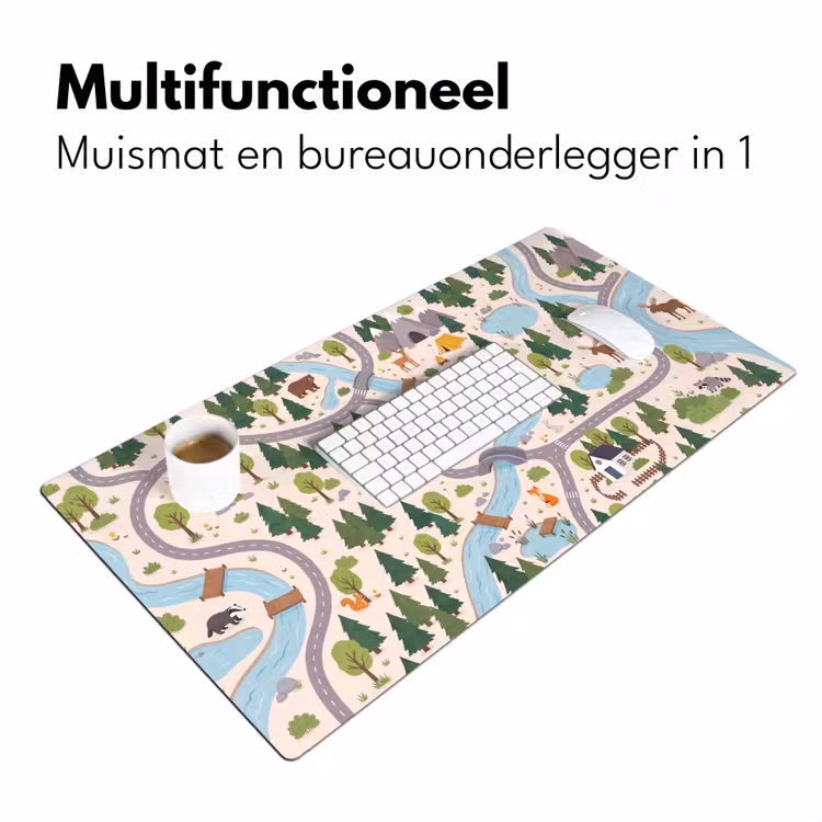 Bureau onderlegger - Landschap - Rivier - Cartoon — 7