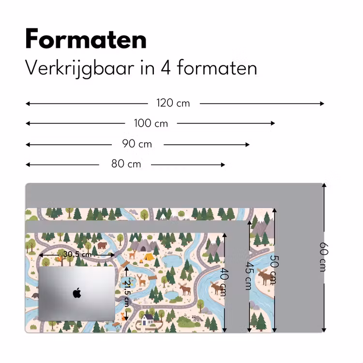 Bureau onderlegger - Landschap - Rivier - Cartoon — 8