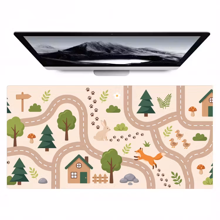 Bureau onderlegger - Weg - Dieren - Natuur — 1