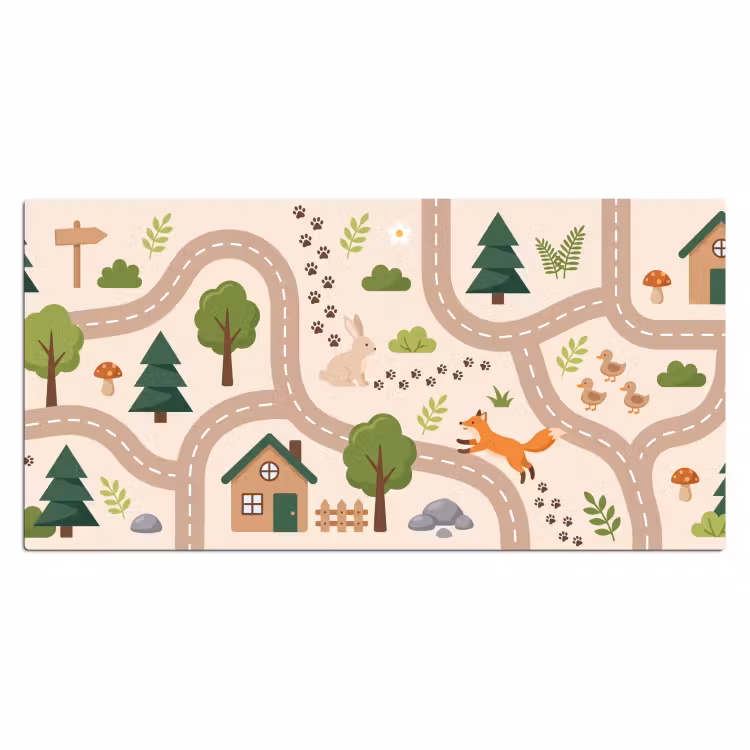 Bureau onderlegger - Weg - Dieren - Natuur — 2