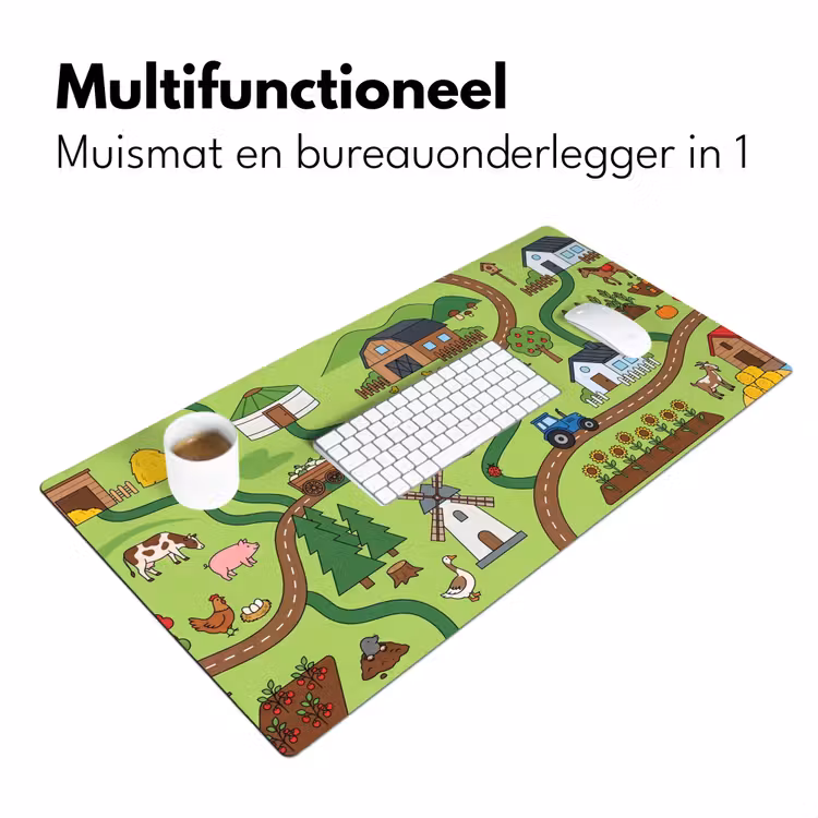 Bureau onderlegger - Dieren - Platteland - Illustratie — 7