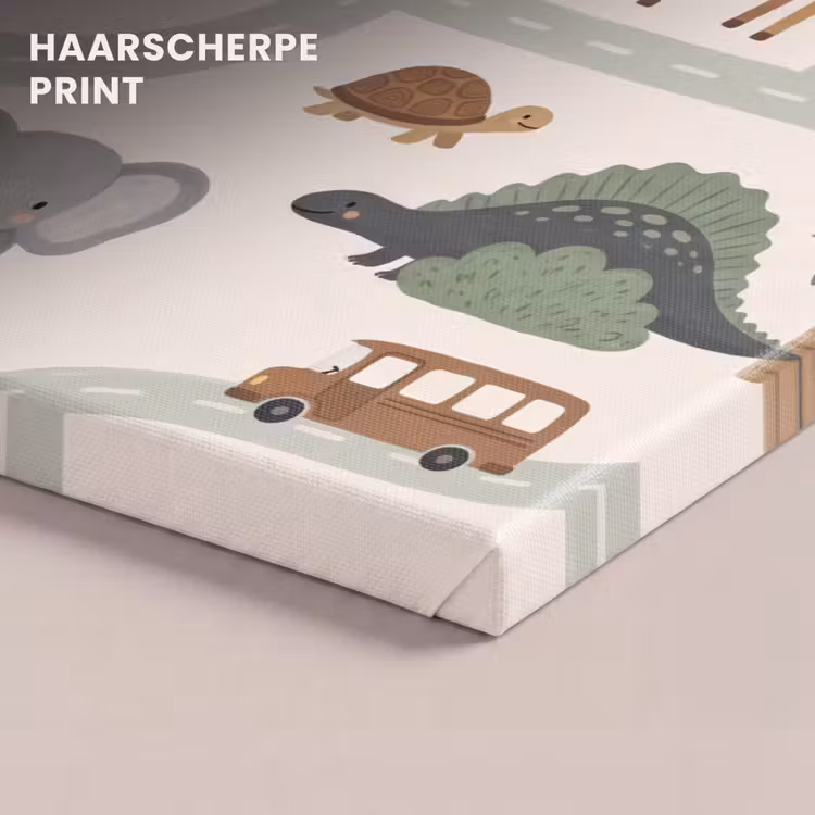 Canvas schilderij - Dieren - Wegen - Illustratie — 5