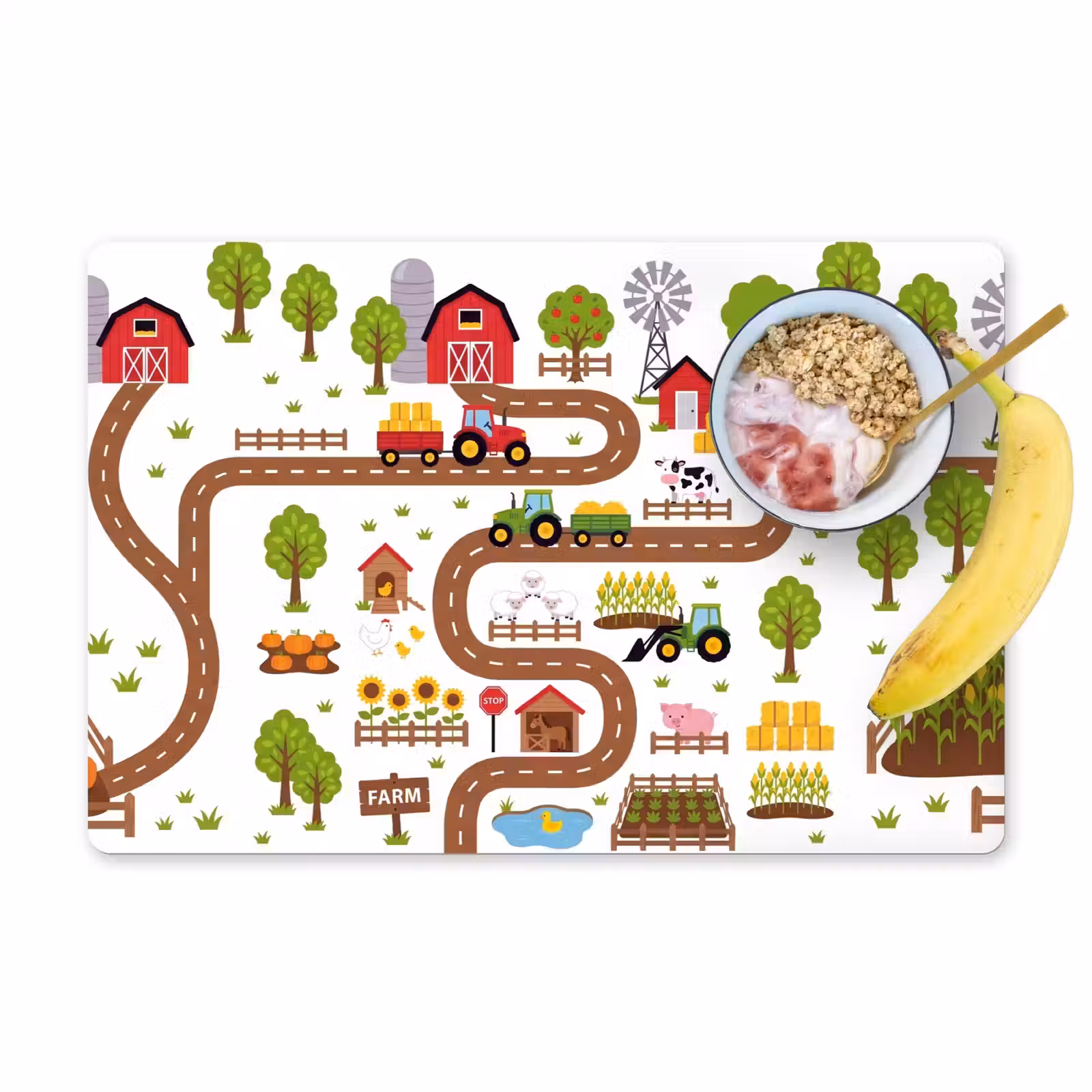 Placemat - 6 stuks - Boerderij - Dieren - Illustratie — 1