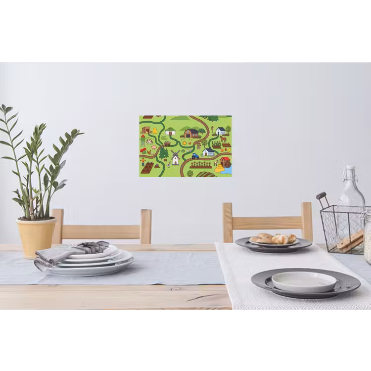 Muursticker - Dieren - Platteland - Illustratie — 3