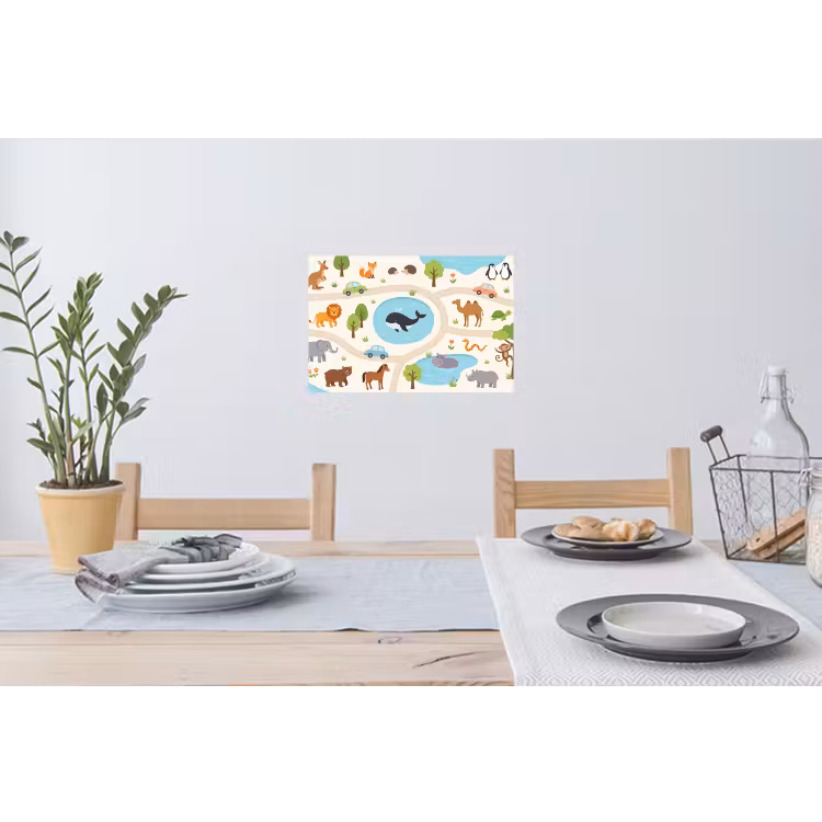 Muursticker - Dieren - Wereld - Illustratie — 3