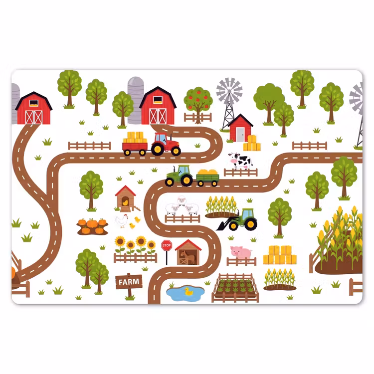 Placemat - 6 stuks - Boerderij - Dieren - Illustratie — 7