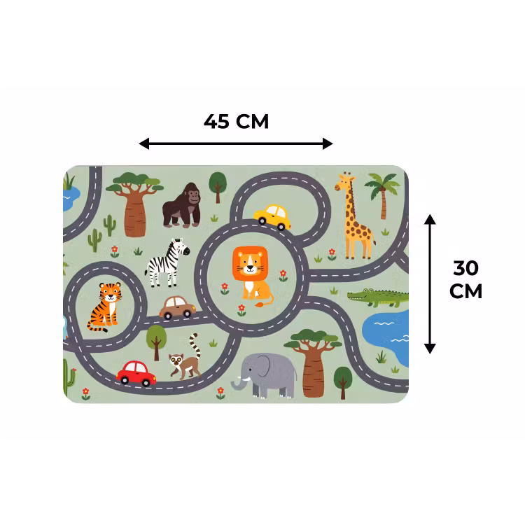 Placemat - 6 stuks - Dieren - Speels - Illustratie — 3