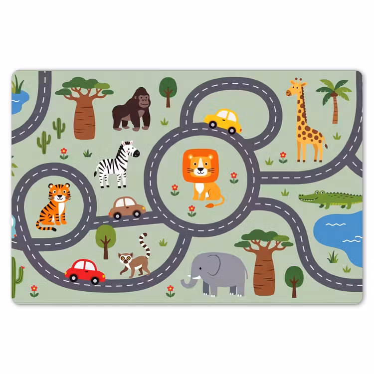 Placemat - 6 stuks - Dieren - Speels - Illustratie — 7