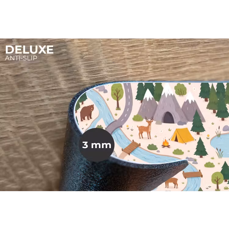 Placemat - 6 stuks - Landschap - Rivier - Cartoon — 4