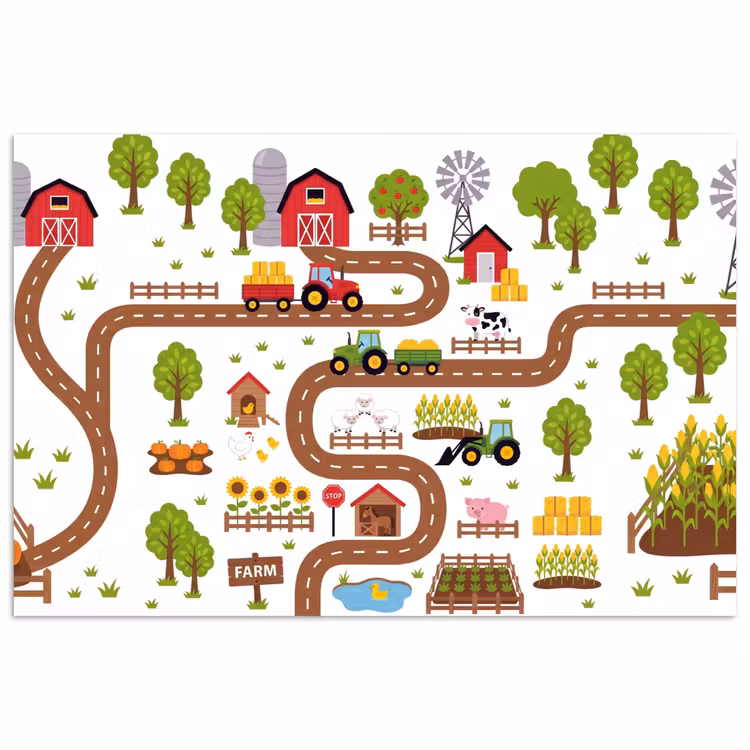 Poster - Boerderij - Dieren - Illustratie — 1